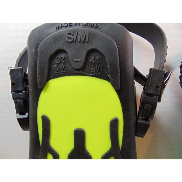 Khroom Swim/Snorkle Flippers Size S/M  (4.5 - 8.5) Adjustable Yellow and Black - Picture 6 of 9